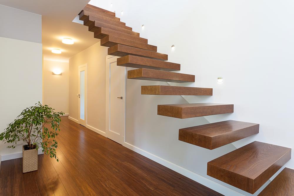 escalier de bois