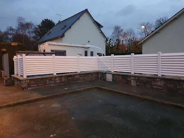 Cloture pvc effet persienné