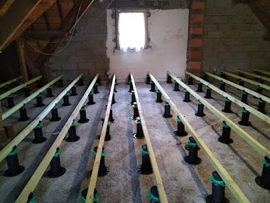 Préparation isolation COMBLISSIMO recouvert plancher